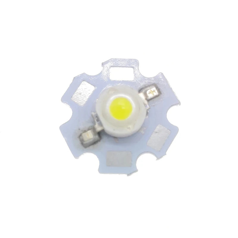 25pcs/100pcs 1W 3W High Power LED Diodes Warm Cold White/Natural White/Red/Green/Blue/Royal Blue With 20mm White Black PCB
