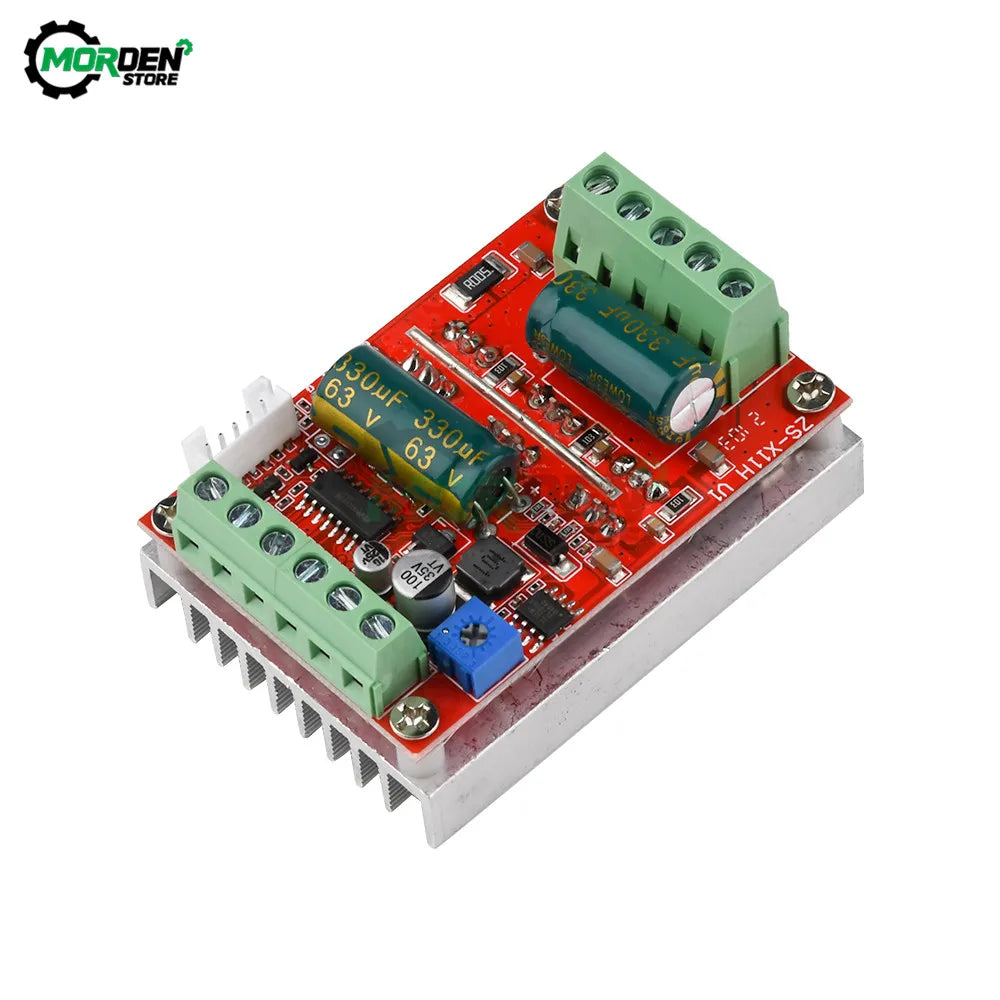 DC 6-60V 400W BLDC Three Phase DC Brushless Motor Controller PWM Hall Motor Control Driver Board 12V 24V 48V