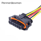 1 Set 2 3 4 5 6 Pin Auto Injector Waterproof Electronic Connector Wire Harness Oxygen Sensor Female Plug 1928404627 1928403698