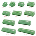 5/10Pcs KF128 2.54mm PCB Screw Terminal Block Connector KF-128 2P 3P 4P 5P 6P 7P 8P 9P 10P 12P 16Pin Wire Terminals Mini 150V 6A