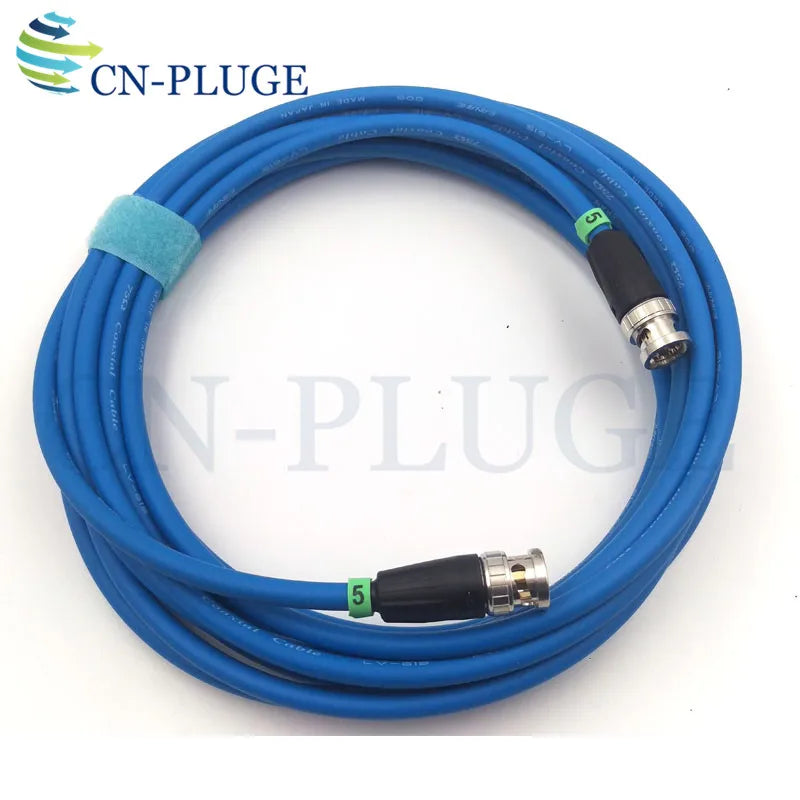 BNC plug to  BNC plugs  , SDI pigtail. Camera RF coaxial cable,  Canare LV-61S 75ohm camera video signal SDI transmission line