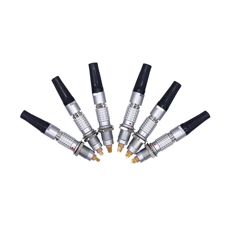 1Set 0B Connector 2 3 4 5 6 7 9 Pin FGG Plug For Sound Device Metal Circular  Plug Cable Connector EGG Socket