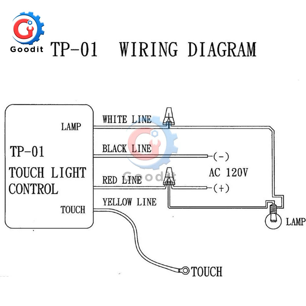 AC220V 1A Electrical Equipment Table light Parts On/off 1/4 Way Touch Control Sensor Desk light Parts Touch for Bulb Lamp Switch