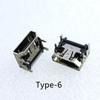 5/10Pcs 19Pin SMD HDMI Socket Vertical Right Angle HD Interface Surface Mount PCB Receptacle Connector for Repair