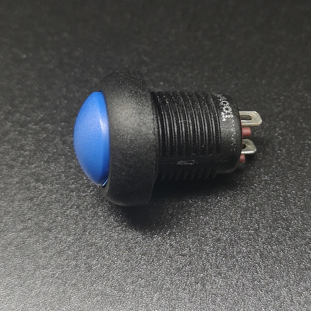 Latching Self-Locking IP67 Waterproof 12mm Electrical Metal Button Switch 12mm