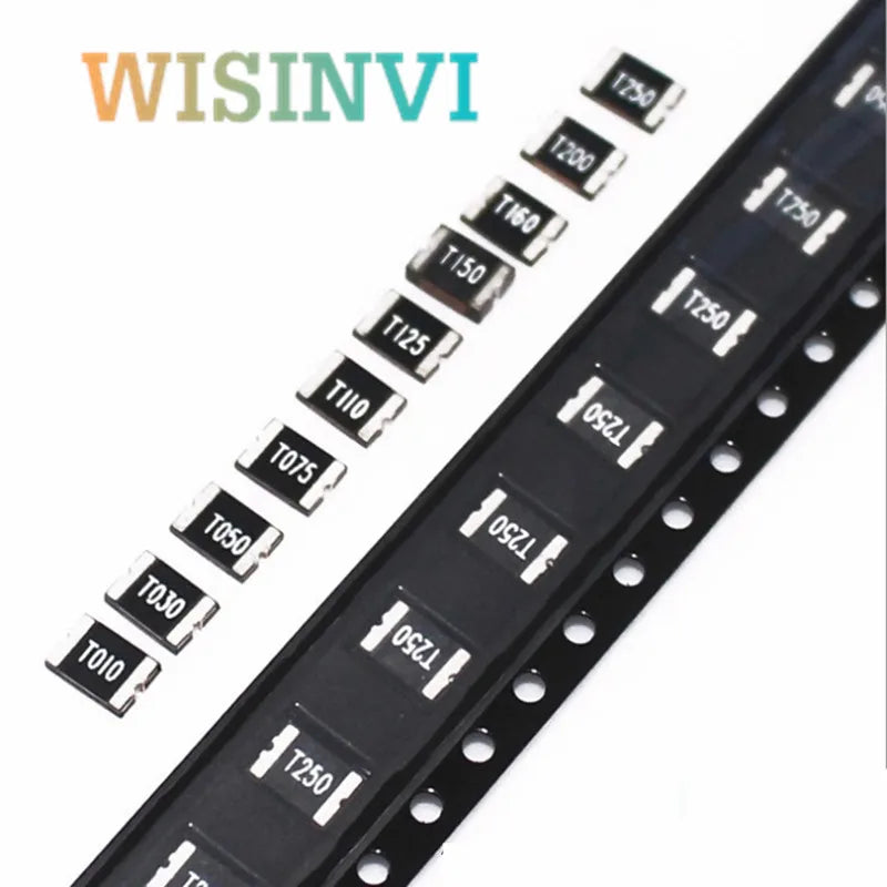 100PCS PTC FUSE 1812 0.1A/0.2A/0.5A/0.75A/1.1A/1.5A/1.6A/2A/2.6A/3A/3.5A 6-60V SMD PPTC Resettable Fuses 100mA 200mA 500mA 750mA