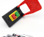 1PC Table Saws Electromagnetic Pushbutton Switch Paddle Switch 220V-240V 16A 5E4 safety switch with emergency stop cover