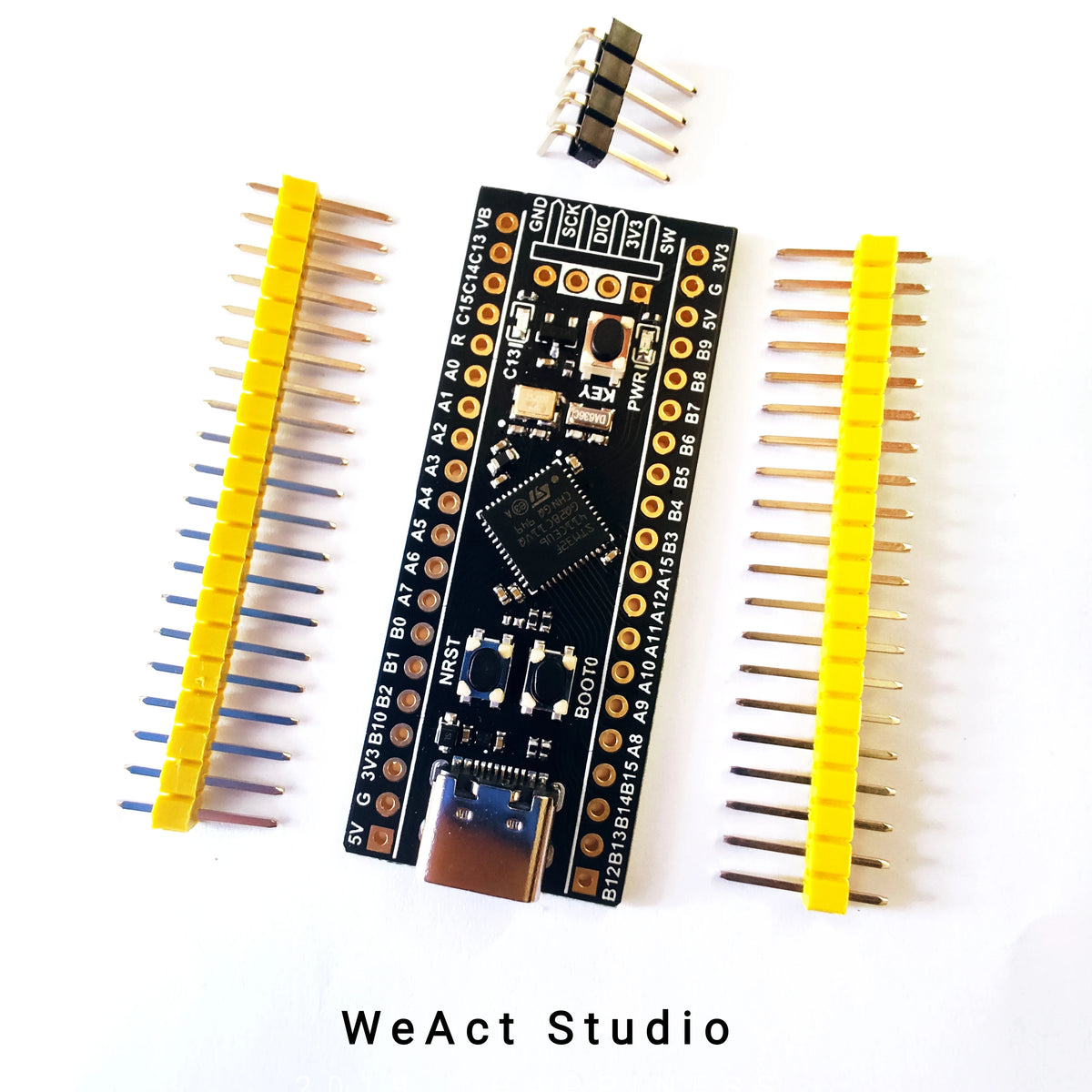 WeAct BlackPill STM32F411CEU6 STM32F411 STM32F4 STM32 Core Board Learning Board Development Micropython