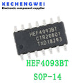 10PCS HEF4093BT CD4093BM SOP HCF4093 SOP-14 HEF4093 4093 SOP14 logic device chip