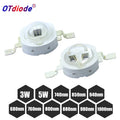 High Power LED Chip IR Infrared 3W 5W 680nm 740nm 800nm 850nm 880nm 940nm 980nm Emitter Diode Light Lamp for Night Vision Camera