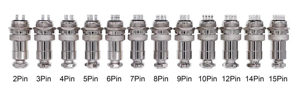 10Set Metal Connectors GX20 2-Pin Circular Female Male 3-Core 4-Core Aviation Plug Quick Plug Cable Connector