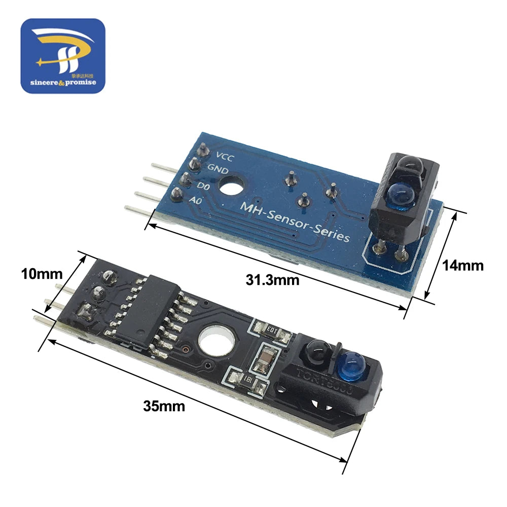 TCRT5000 Infrared Reflective Sensor IR Photoelectric Switch Barrier Line Track Module For Arduino Diode Triode Board 3.3v