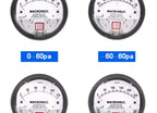 Differential Pressure Gauge Professional Barometer Aluminum Alloy Mechanic Customize Manometer for Medical Equipment Etc.