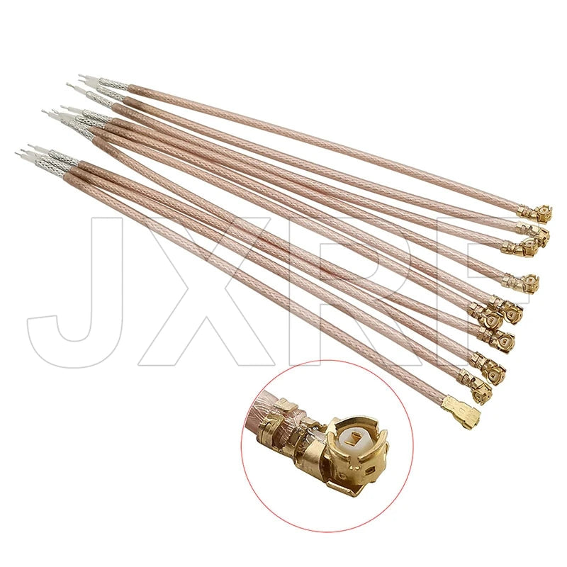 10PCS IPX IPEX U.FL Ufl Female Connector to Open Single-Head Jack RG178 Pigtail Jumper Cable 10CM 15CM 20CM 30CM