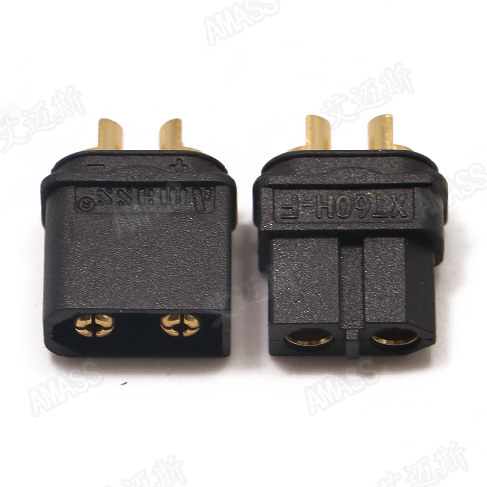 10pcs Amass XT60 XT60H Plug Connector With Sheath Housing Male & Female (5 Pair) For RC Quadcopter FPV Racing Drone Lipo Battery