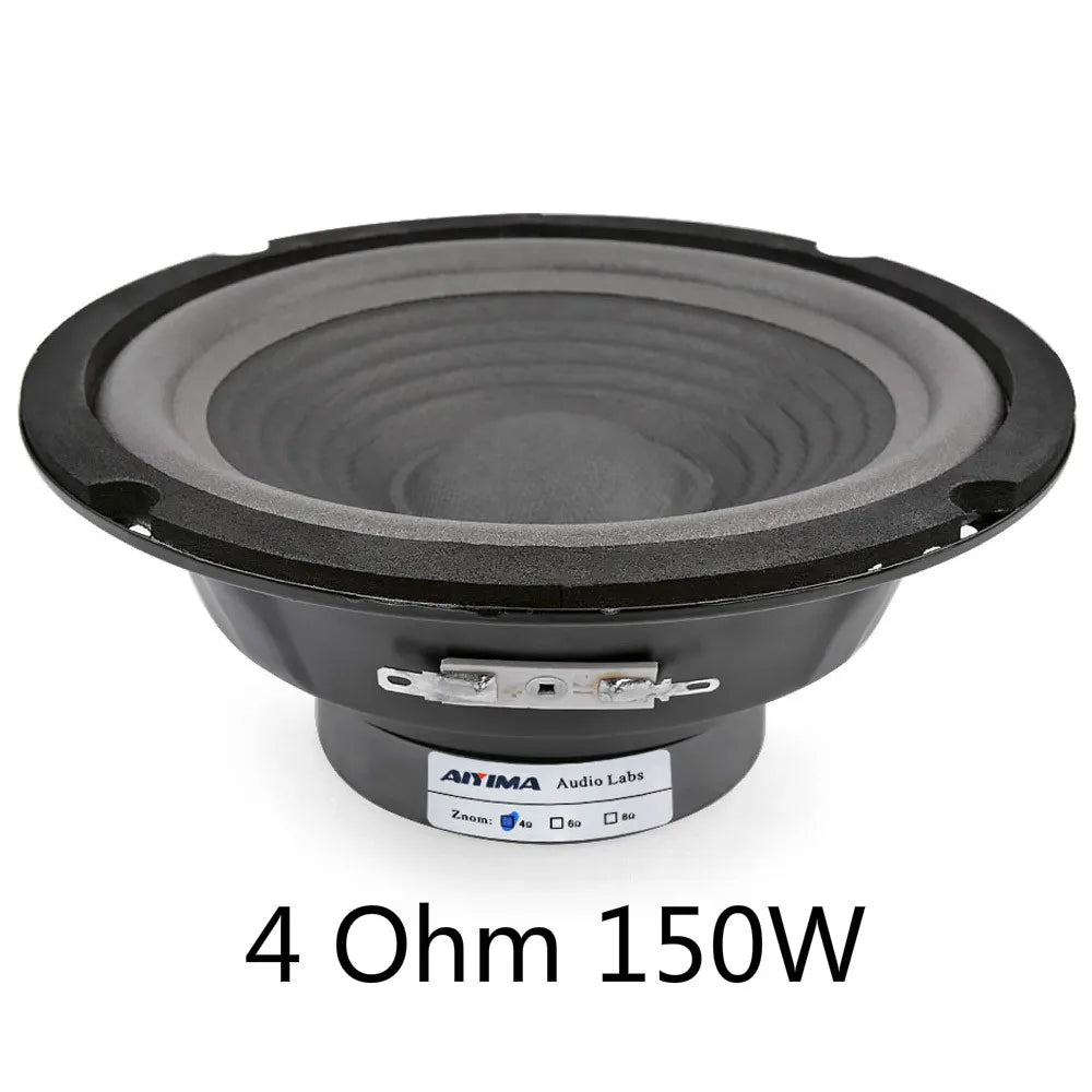 AIYIMA 1Pcs 150W 6.5 Inch Midrange Bass Audio Speaker 4 8 Ohm Midrange Speaker Amplifier Sound Woofer Loudspeaker Home Theater