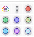LED Swimming Pool Lights RGB AC12V 12W 18W 25W 35W 45W IP68 Waterproof Lamp with Remote Controller for pool party