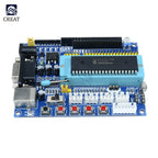 DC 12V PIC16F877A PIC Minimum System Development Board Emulator JTAG ICSP Program Minimum System Microcontroller Module