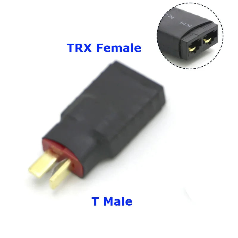 Amass Adapter XT60 to XT90 EC5 EC3 TRX T Deans XT30U Female Male Connectors 4.0mm Banana Plug RC Lipo Battery Control Parts DIY