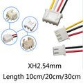 10pcs JST XH 2.54 2/3/4/5/6 Pin Pitch 2.54mm Connector male Plug Wire Cable 10cm/20cm/30cm Length 26AWG  Male Female Plug Socket