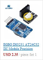 1~10PCS PCF8563 PCF8563T 8563 IIC Real Time Clock RTC Module Board Good than DS3231 AT24C32 3.3V EGBO