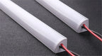 1-10 PCS LED Rigid Strip DC12V 50CM 20 Inch SMD5730 36LEDs U/V-Shaped Flat LED Aluminum Channel Rigid Strip for Indoor Lighting
