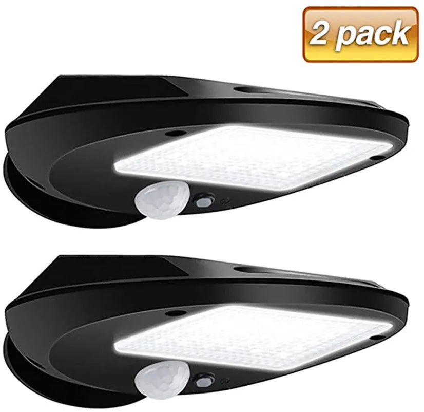 Sensor Solar Lights Outdoor 30 LED Solar Powered Security Light with Motion Sensor, 120 Degree Wide Angle Sensor, Garden Wall