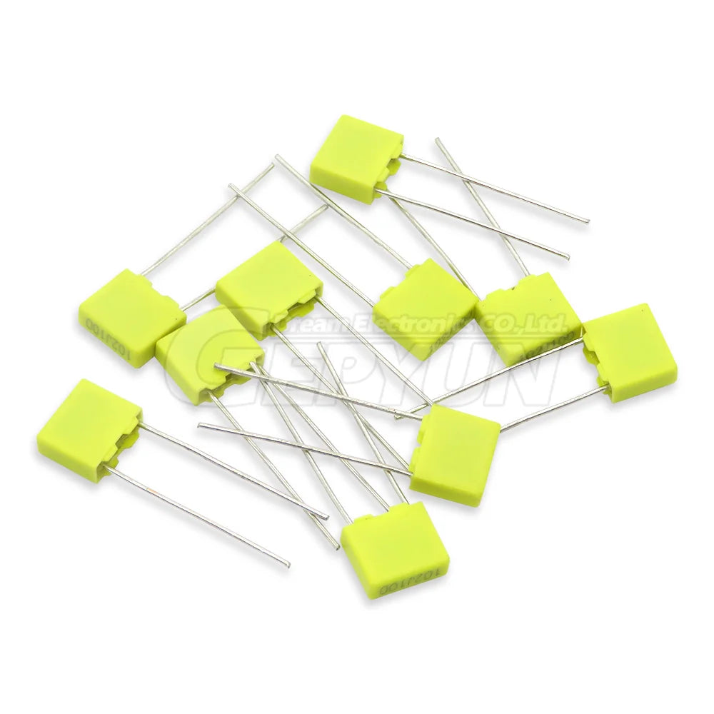 20pcs Correction capacitor Polypropylene Safety Plastic Film 100V 1nF ~ 470nF 100nf 220nf 10nf 47nf 22nf 1nf 0.47uf 0.1uf