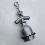 E26 E27 Dust/Waterproof Screw Porcelain DIY Livestock Veterinary Farm Light Socket High Temperature Resistant Tee Lamp Holder