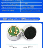 10PCS Condenser pick-up Microphone 9x7mm 9767 9x4.5mm 9745 6x5mm 6050 6x2.2mm 6022 4.5x2.2mm 4522 4x1.5mm 4015 MP3 Accessories
