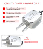 QDF70B -10kPa-10kPa 4-20mA 0-10V Wind Differential Pressure Transmitter Air Pressure Sensor