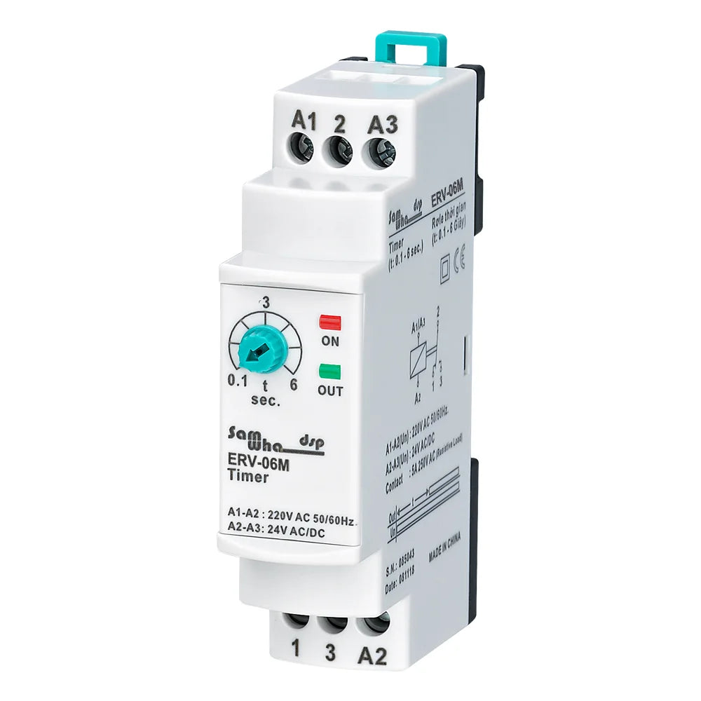 Samwha-Dsp ERV-XXM Off Delay Time Relay Electronic Adjustable