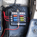 Universal 12 Ways 6 Ways Blade Fuse Block 12V 32V Car Fuse Holder Box Marine Auto Fuse Connector Switch With LED Indicator Light