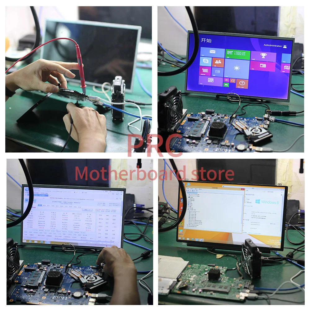 Full test For LENOVO Thinkpad YOGA 370 Laptop Motherboard LA-E291P i3 i5 i7 7th Gen 01HY288 01HY173 10M88818 Notebook Mainboard