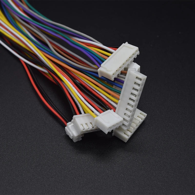 10PCS 1.0 1.25 1.5 2.0 2.54 SH/JST/ZH/PH/XH 1.0MM 1.25MM 1.5MM 2.0MM 2.54MM female plug connector with wire 2PIN /3/4/5/6/7/10P