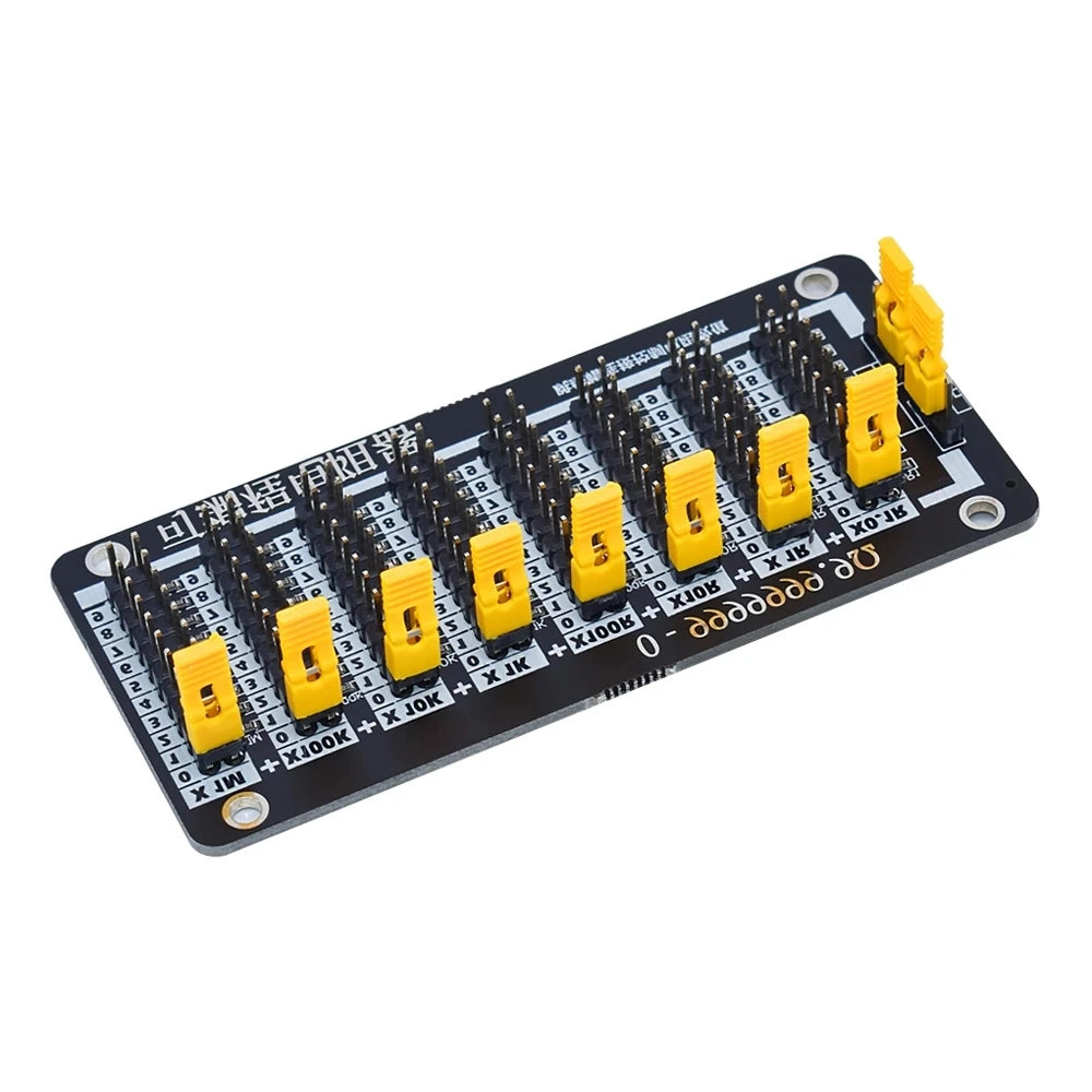7 Seven Decade 1R - 9999999R Programmable Adjustable SMD Resistor Slide Resistor Board Step Accuracy 1R 1% 1/2 Watt Module 200V