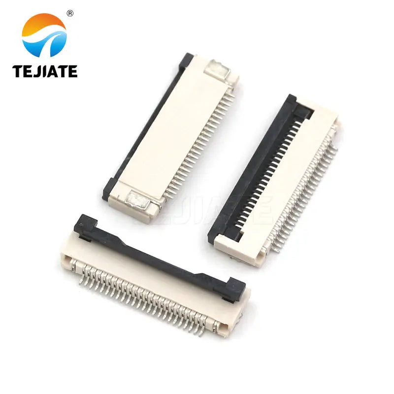 10PCS FFC/FPC Connector Flat Cable Socket 0.5MM Adapter 24/26/28/30/32/34/40/45/50/54/60P Down Flip Type Plug Kit