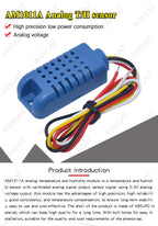 AM1011 Analog Temperature and Humidity Sensor Module Capacitive Voltage Signal Output DC 0-3V AM1011