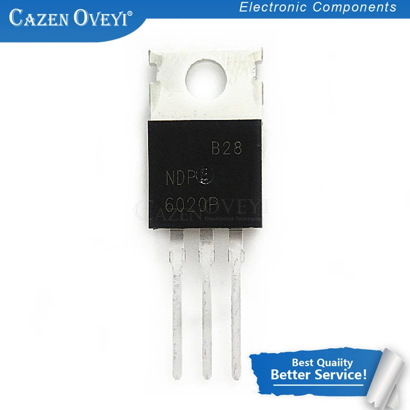 10pcs/lot NDP6020P NDP6020 MOSFET P-CH 20V 24A TO-220 In Stock