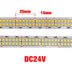5M LED Strip Light DC 12V 24V 2835 Flexible Ribbon Diode Light 60/120/240/480 LED Stripe Warm Natural Cold White Luces Led Tape