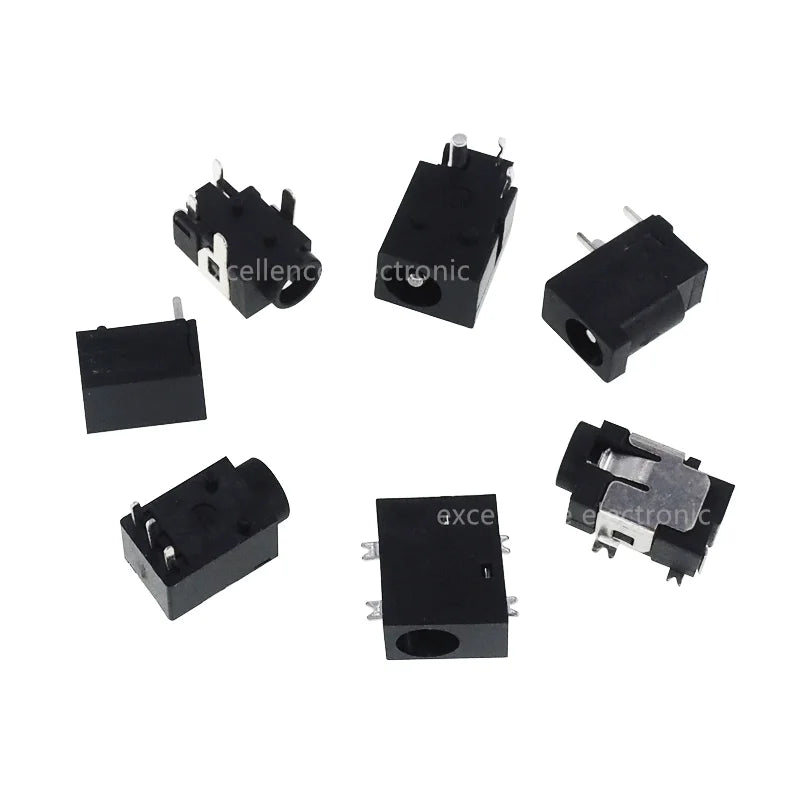 5Pcs DC Power Jack Connector 3.5×1.35mm 4.0×1.7mm Female Socket Assortment DC002 DC003 DC023 DC031 DC033