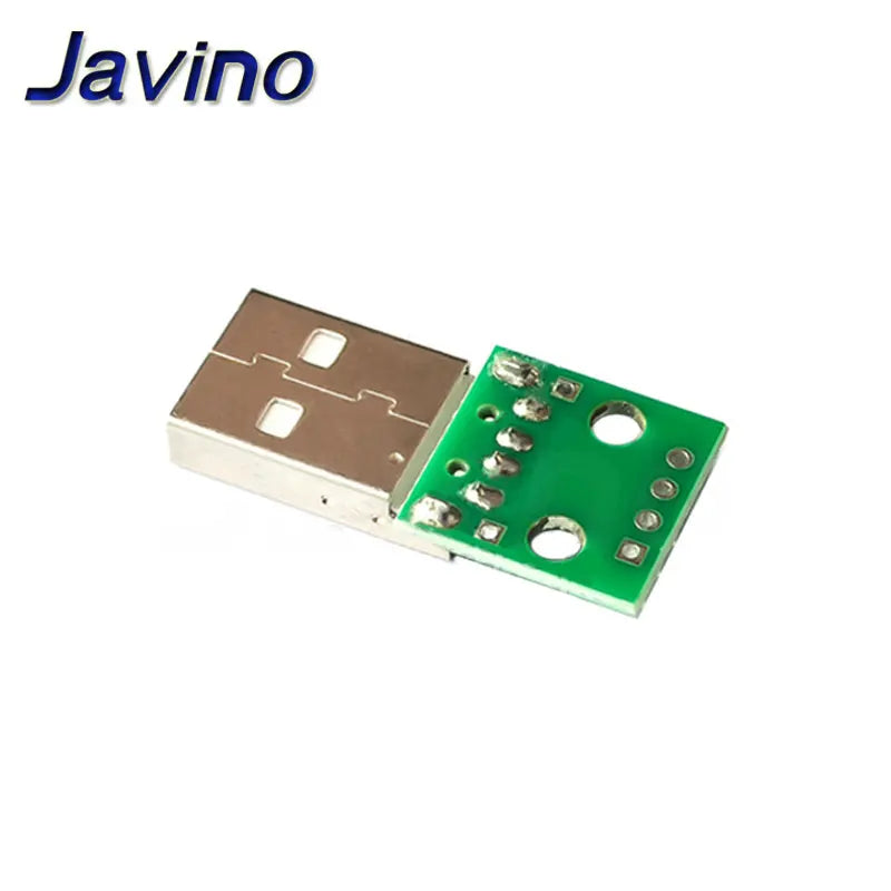 Type A USB Male To DIP 2.54MM PCB Board Power Supply DIY Adapter Converter Module 4 pin