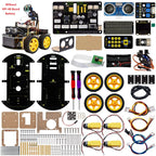 Keyestudio Raspberry Pi 4WD Robot Car Kit  5 Megapixels Camera Module Python Programming DIY Projects Kit For Raspberry Pi 4B