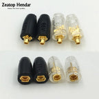 1 Pair MMCX Male / Female Pin Plug Jack for SE215 SE535 UE900 Headphone DIY Connector Audio Video Cable Adapter