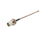 1Pcs BNC Female Jack Bulkhead to U.FL Female RF Coaxial Connector RG178 Cable Pigtail Adapter 5-50cm