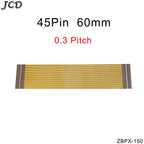 JCD 0.3 mm Pitch 13 21 23 25 27 21 33 39 45 51 Pin FFC FPC Flexible Flat Cable Forward Direction  FPC Connector cable