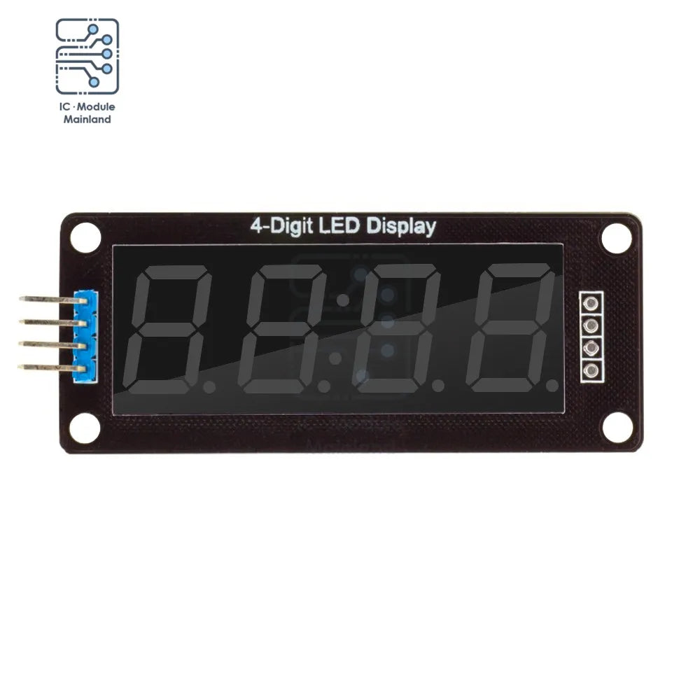 4/6-Digit 0.56 Inch 7 Segments Digital Tube Clock Module Double Dots LED Display TM1637 Blue Yellow White Green Red For Arduino