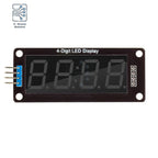 4/6-Digit 0.56 Inch 7 Segments Digital Tube Clock Module Double Dots LED Display TM1637 Blue Yellow White Green Red For Arduino
