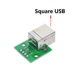 1PCS Male USB Type-C Micro Mini USB 2.0 3.0 Female USB B Connector Interface to 2.54mm DIP PCB Converter Adapter Breakout Board