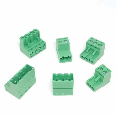 10pcs/sets Female Male Plug Aerial Butt Welding 2EDGRK 15EDGRK-5.08mm 2P-24P Plug-in Solder-free Wire Terminal Block Connector